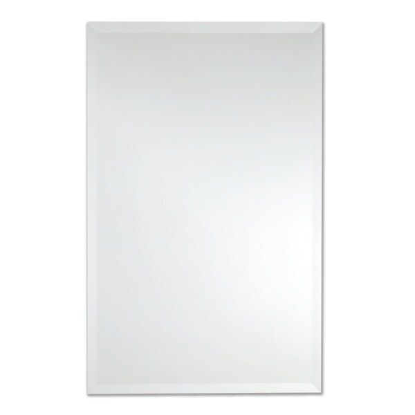 Frameless Rectangle Wall Mirror by The Better Bevel | Bed Bath & Beyond