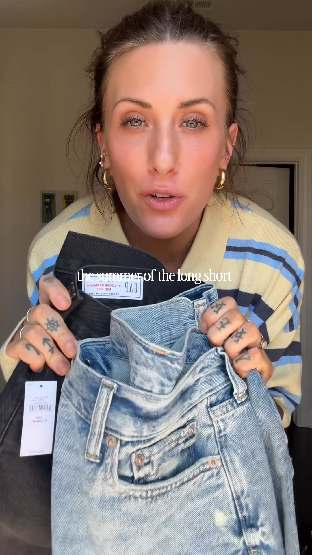 I sized up one to a 29 in these shorts but also could have/should have done a 30 for an extra easy fit I love in my denim shorts!

#LTKTall #LTKSeasonal #LTKootd