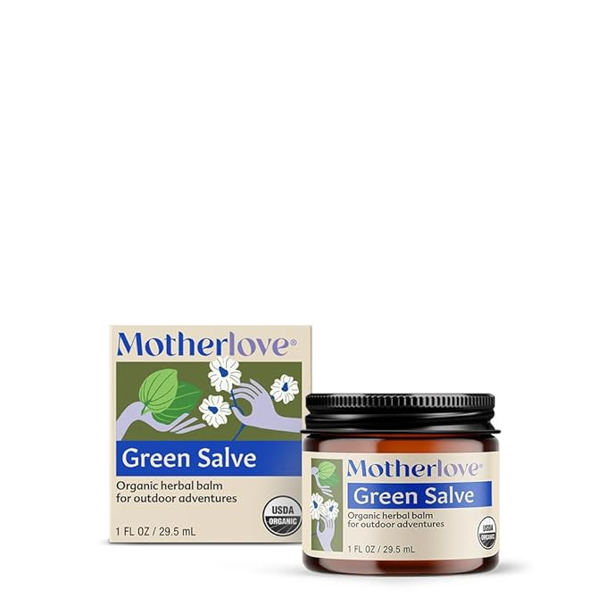 Motherlove Green Salve (1 oz) Family-Friendly Outdoor Adventure Ointment to Soothe Skin - USDA Or... | Amazon (US)