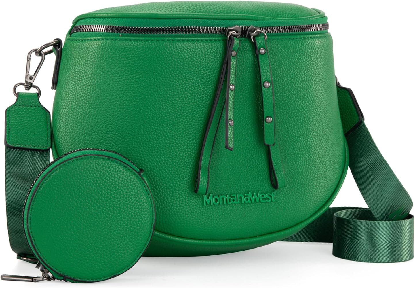 Montana West Crossbody Bags Bum Bag for Women Large Sling Bag with Adjustable Strap and Coin Purs... | Amazon (US)