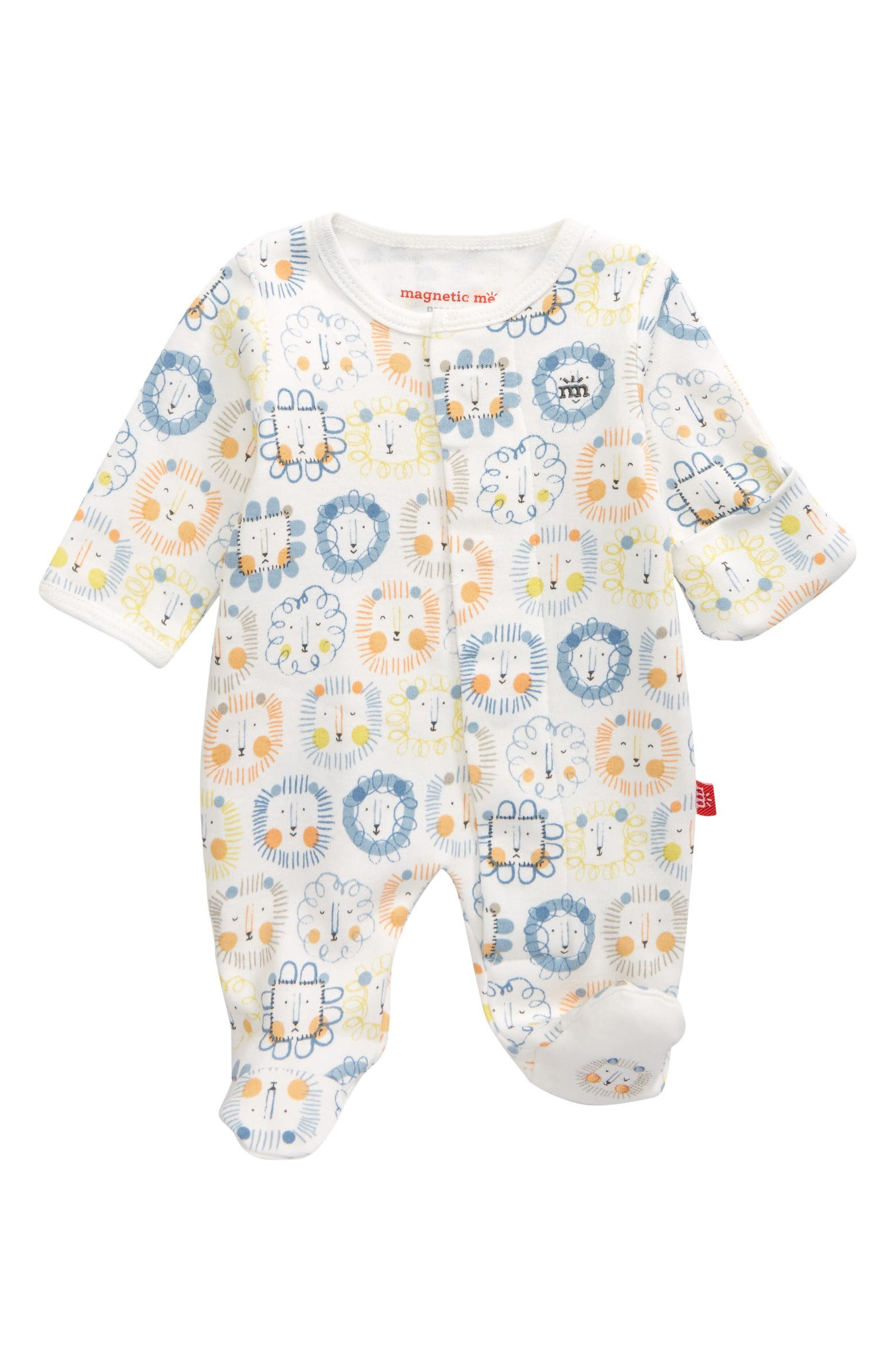 Mane Event Organic Cotton Footie | Nordstrom | Nordstrom