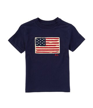 Polo Ralph Lauren Little Boys 2T-7 Short Sleeve U.S. Flag Graphic T-Shirt | Dillard's | Dillard's