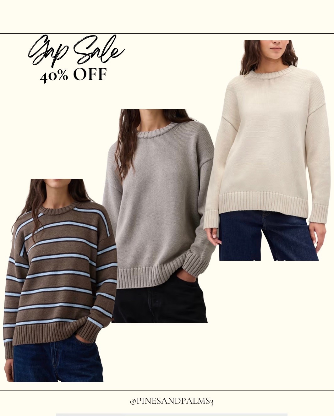 Gap sale 40% off

#LTKSaleAlert #LTKgrwm #LTKdayinmylife