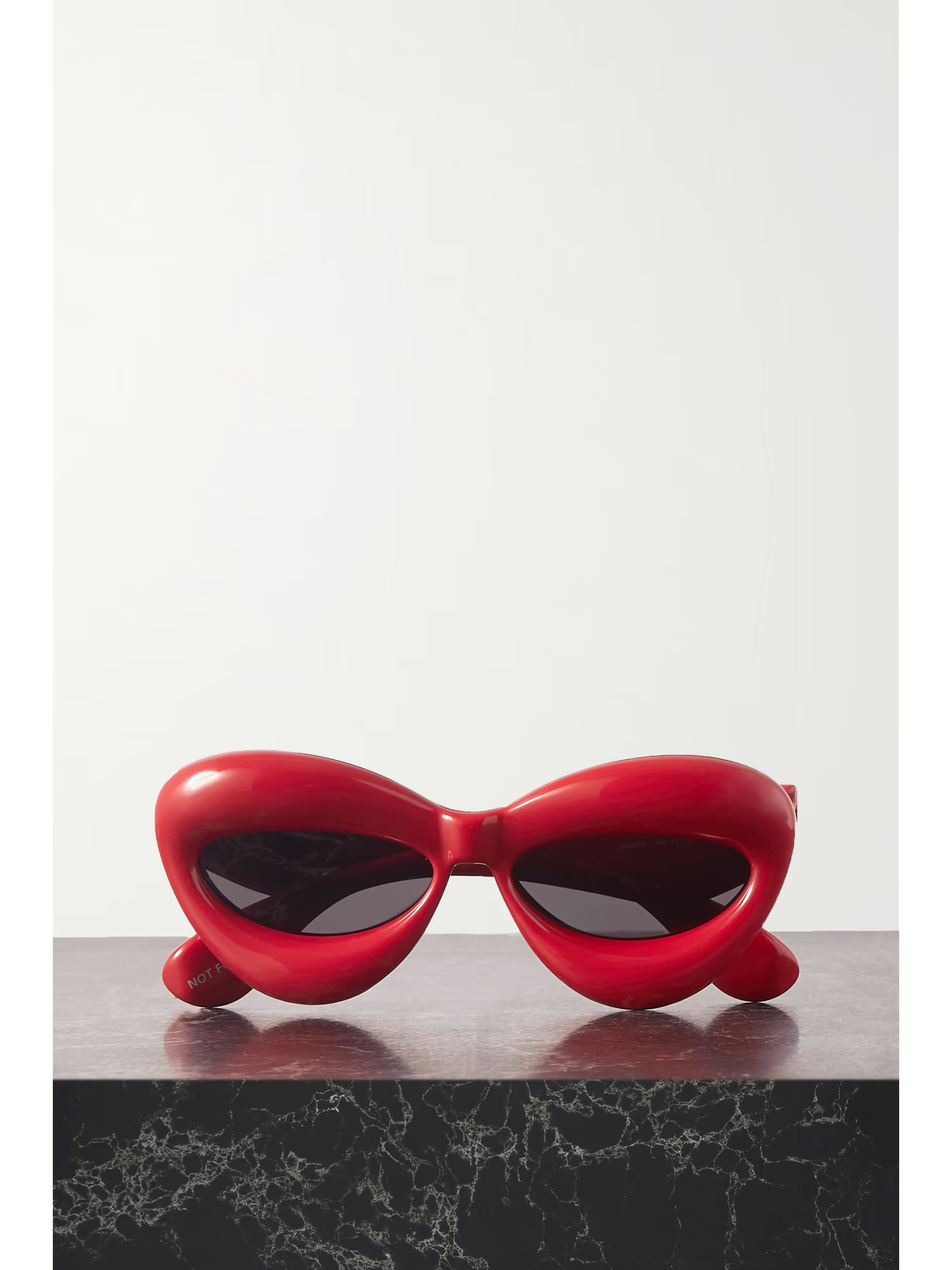 Red Inflated cat-eye acetate sunglasses | LOEWE | NET-A-PORTER | NET-A-PORTER (US)