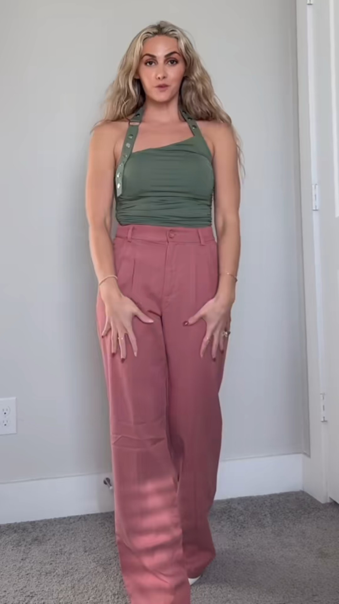 Real life styling of Sage Green & Pink. Perfect color combo for spring and summer 2025. 

Shop the collage:
 www.shopltk.com/explore/Hanna.Goodson
(P.S. PAIGE 25% off sale ends 3/24)  

#Spring2025Trends #FutureFashion #SageGreenStyle #PinkPalette #RunwayToRealLife #LTKtrendalert #SpringColorCrush #InvestmentDressing #FashionForecast #LTKunder50 #SpringStyle #SageGreenFashion #PinkOutfitInspo #LTKSpring #AffordableLuxury #WardrobeBasics #LTKStylist #SpringOutfitIdeas #CasualChic


#LTKPetite #LTKSeasonal #LTKStyleTip