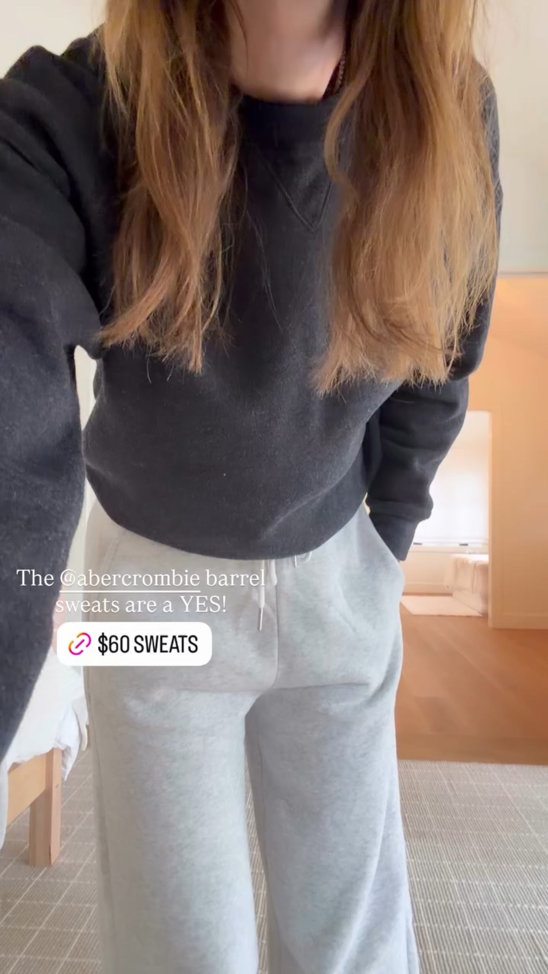 The @abercrombie barrel sweats are a YES! 

#LTKdayinmylife #LTKootd #LTKSeasonal