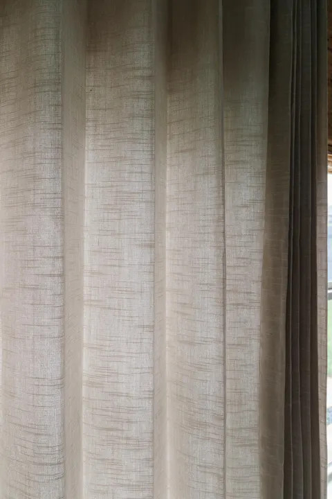 Jawara Luxury Linen Cotton Curtain Pleated | TWOPAGES