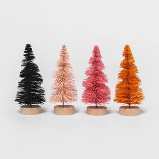 4pk You Put a Spell on Me Bottle Brush Halloween Artificial Tree - Hyde & EEK! Boutique™ | Target