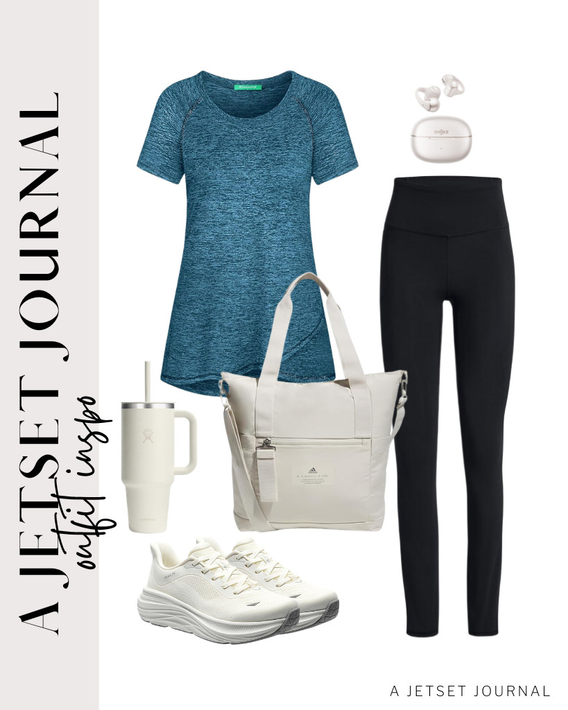 An ocean-blue Kimmery workout shirt pairs with these SINOPHANT leggings and Vilanva fashion sneakers. People are loving this adidas All Me 2 Tote to use as their gym or yoga bag. Don’t forget your Hydro Flask tumbler to stay hydrated during workout sessions.

#LTKSeasonal #LTKSaleAlert #LTKTravel
 

 