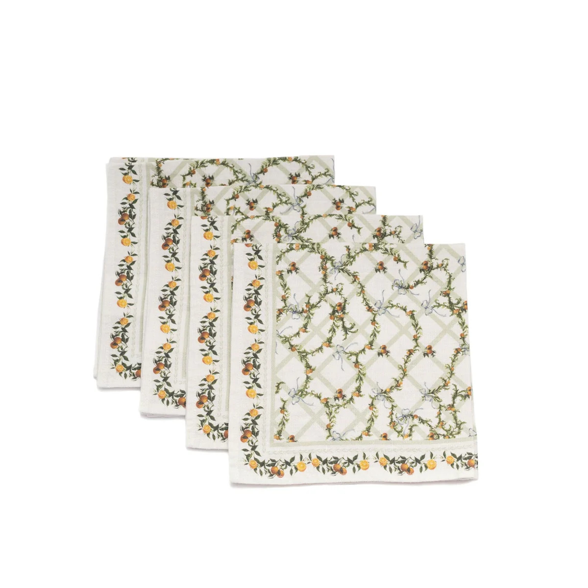Clémentine de Provence Treillis Serviettes, Set of 4 | Over The Moon