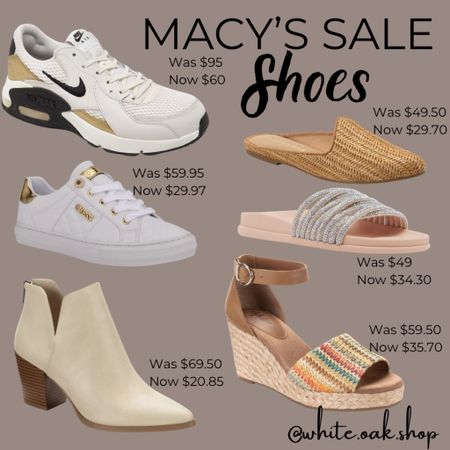 Macy’s One day Sale | Shoe Sale | Sneakers | Summer Sandals | Shoe Capsule 

#LTKshoecrush #LTKfindsunder50 #LTKsalealert
