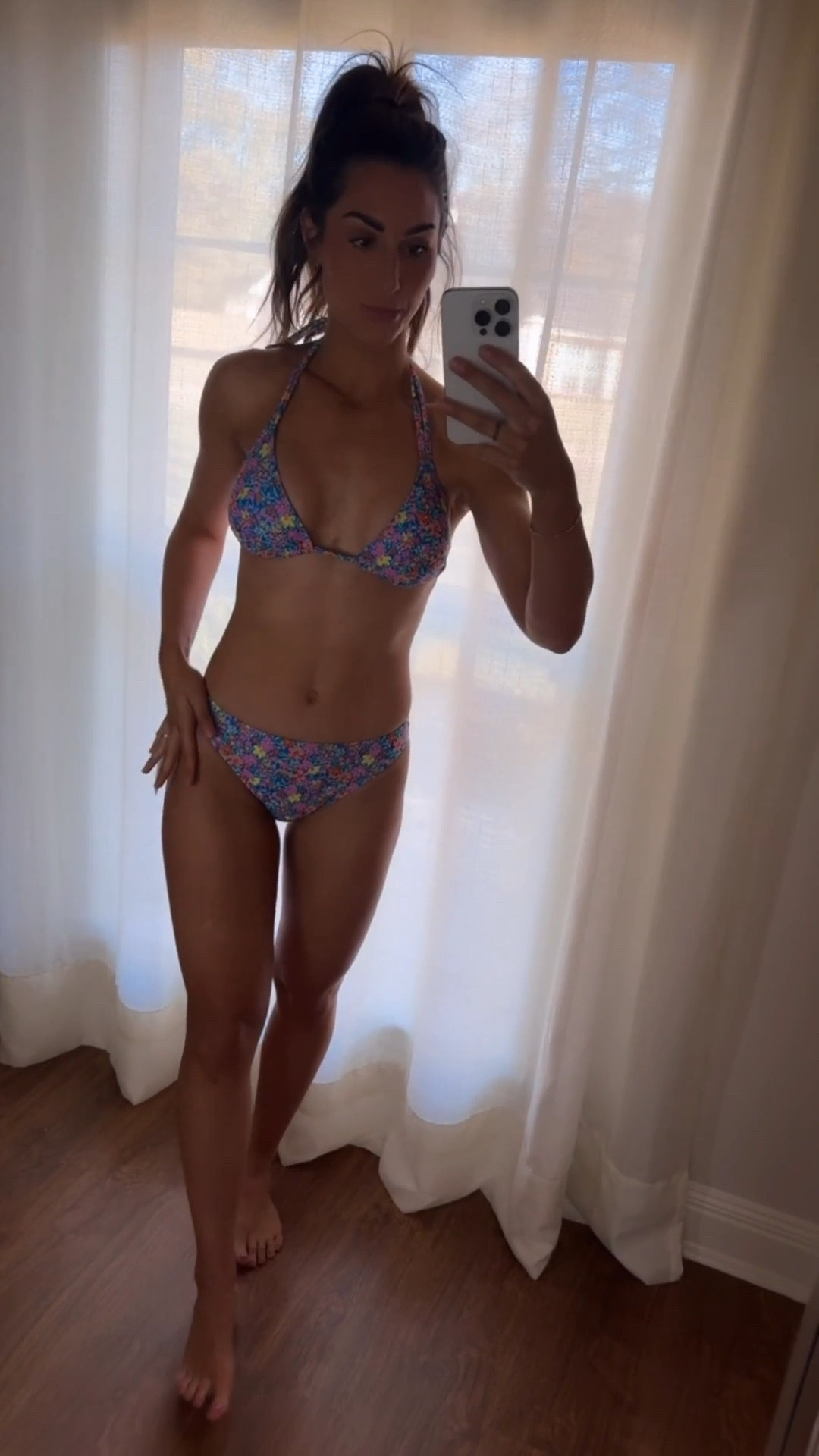 Wearing a size small top and bottom! Walmart swim is so good right now! I’m 5’7” and 130lbs for reference! I can’t find the top online to link! 

#LTKSeasonal #LTKSwim #LTKFindsUnder50