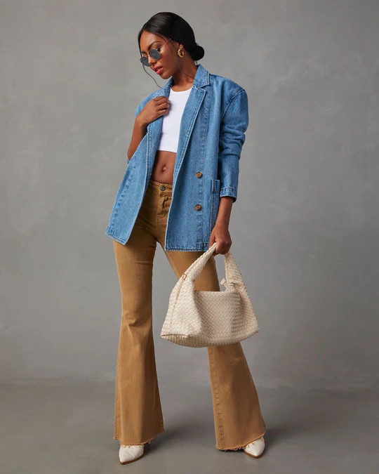 Shantel Denim Blazer | VICI