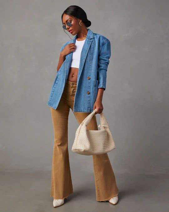 Shantel Denim Blazer | VICI Collection