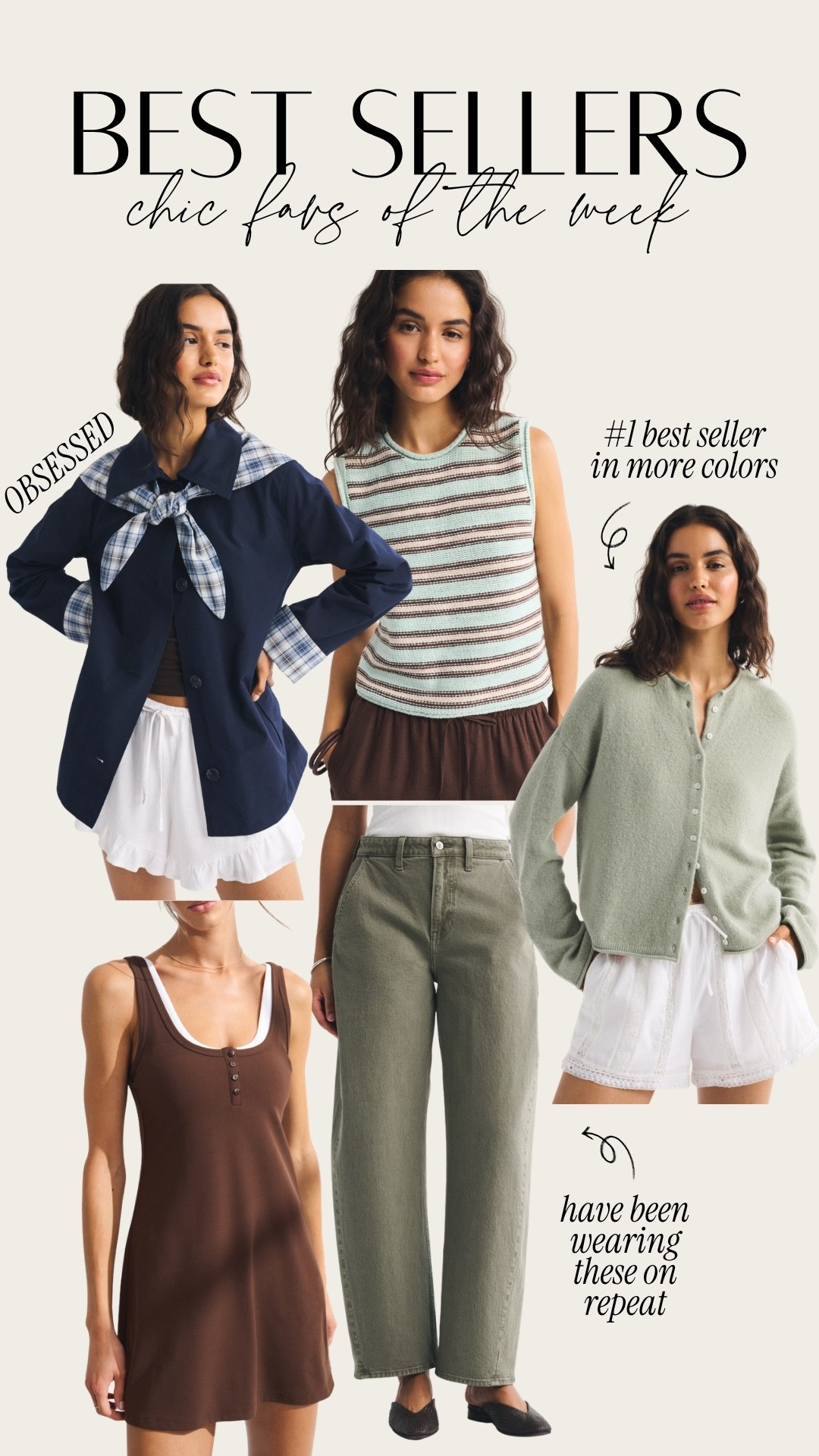 Best sellers of the week!! Last day for up to 50% off plus extra 15% off with code DENIMAF at @abercrombie I wear a S in all and 24 in denim

#LTKSaleAlert #LTKSeasonal