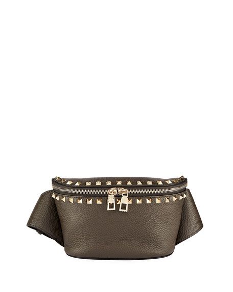 Valentino Garavani Rockstud Leather Belt Bag | Neiman Marcus
