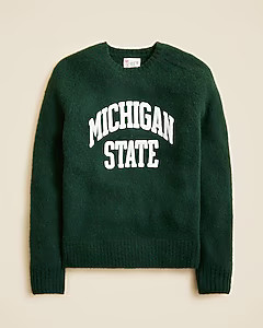'47 X J.Crew brushed wool Michigan State sweater | J. Crew US