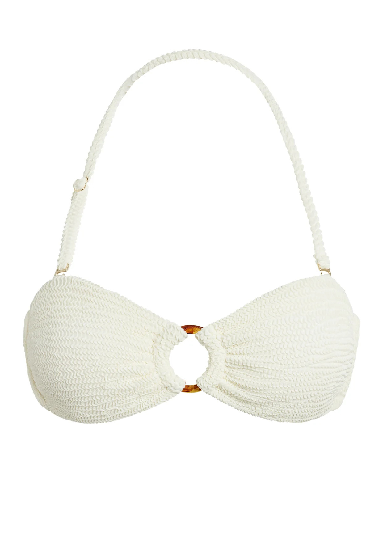 Costa Rica Top - Ivory Crinkle | Monday Swimwear