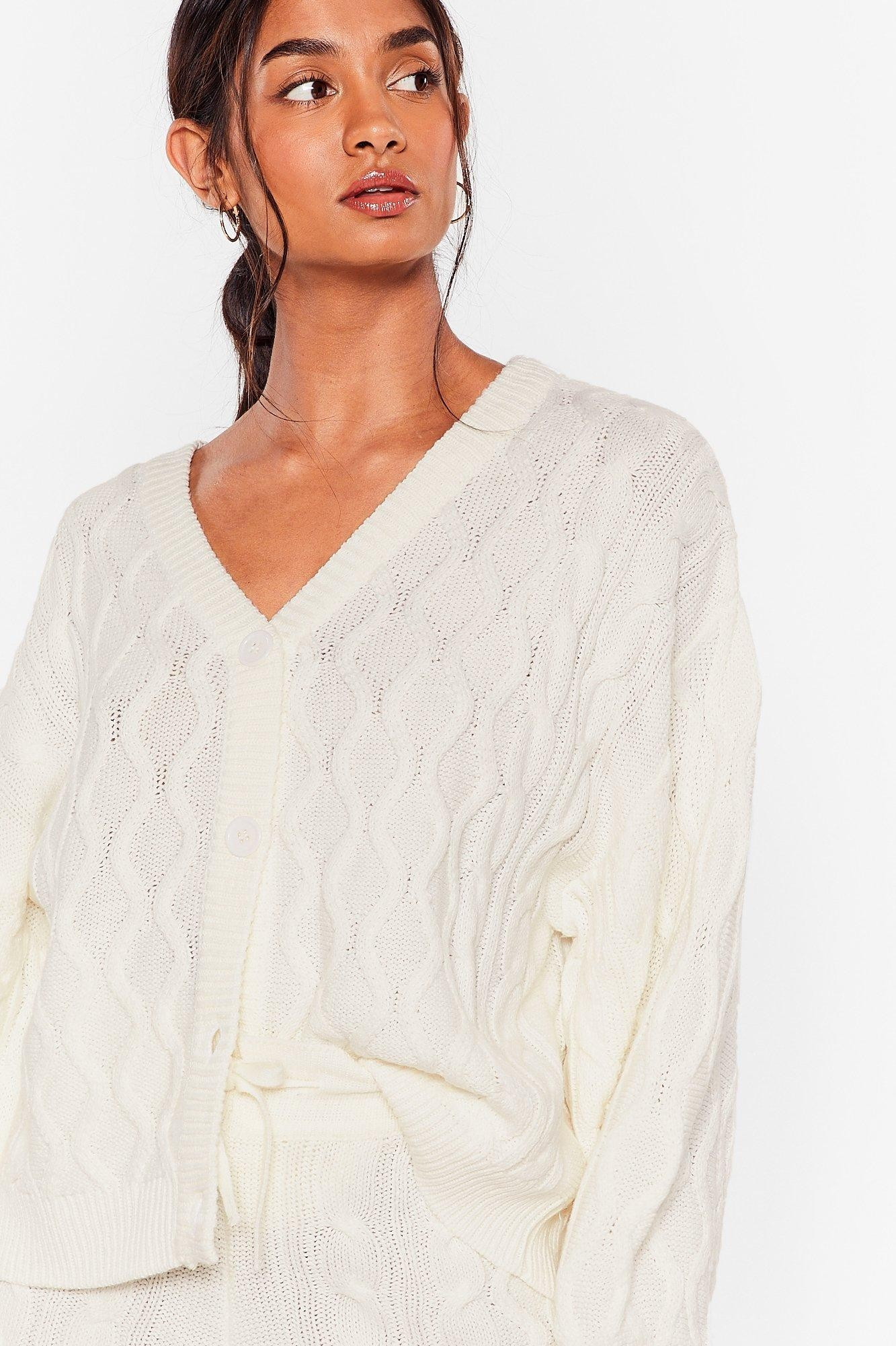 Knit Over You Yet Cardigan and Shorts Lounge Set | Nasty Gal (US)