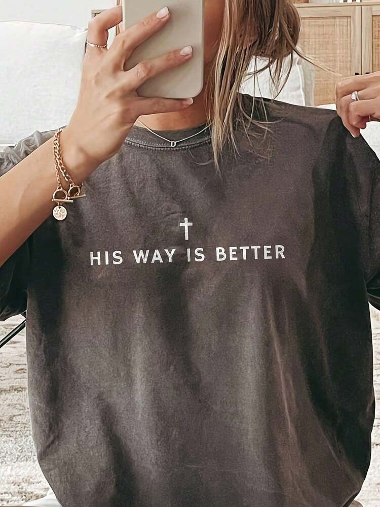 His Ways Better - Jesus Tee | SHEIN