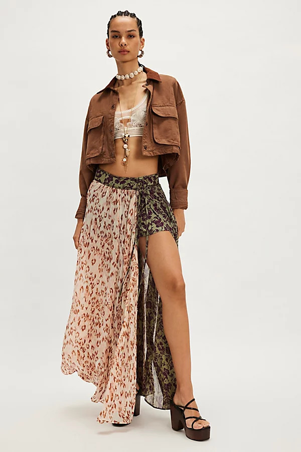 Oasis Printed Maxi Skort | Free People (Global - UK&FR Excluded)
