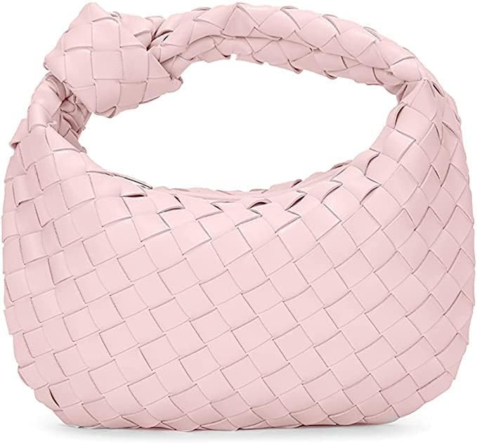 Designer Handbags for Women - PU Leather Woven Fashion Shoulder Bag for Women - Elegant Handmade ... | Amazon (US)