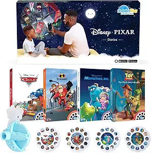 Moonlite Storytime Mini Projector with 4 Pixar Stories, A Magical Way to Read Together, Digital S... | Amazon (US)