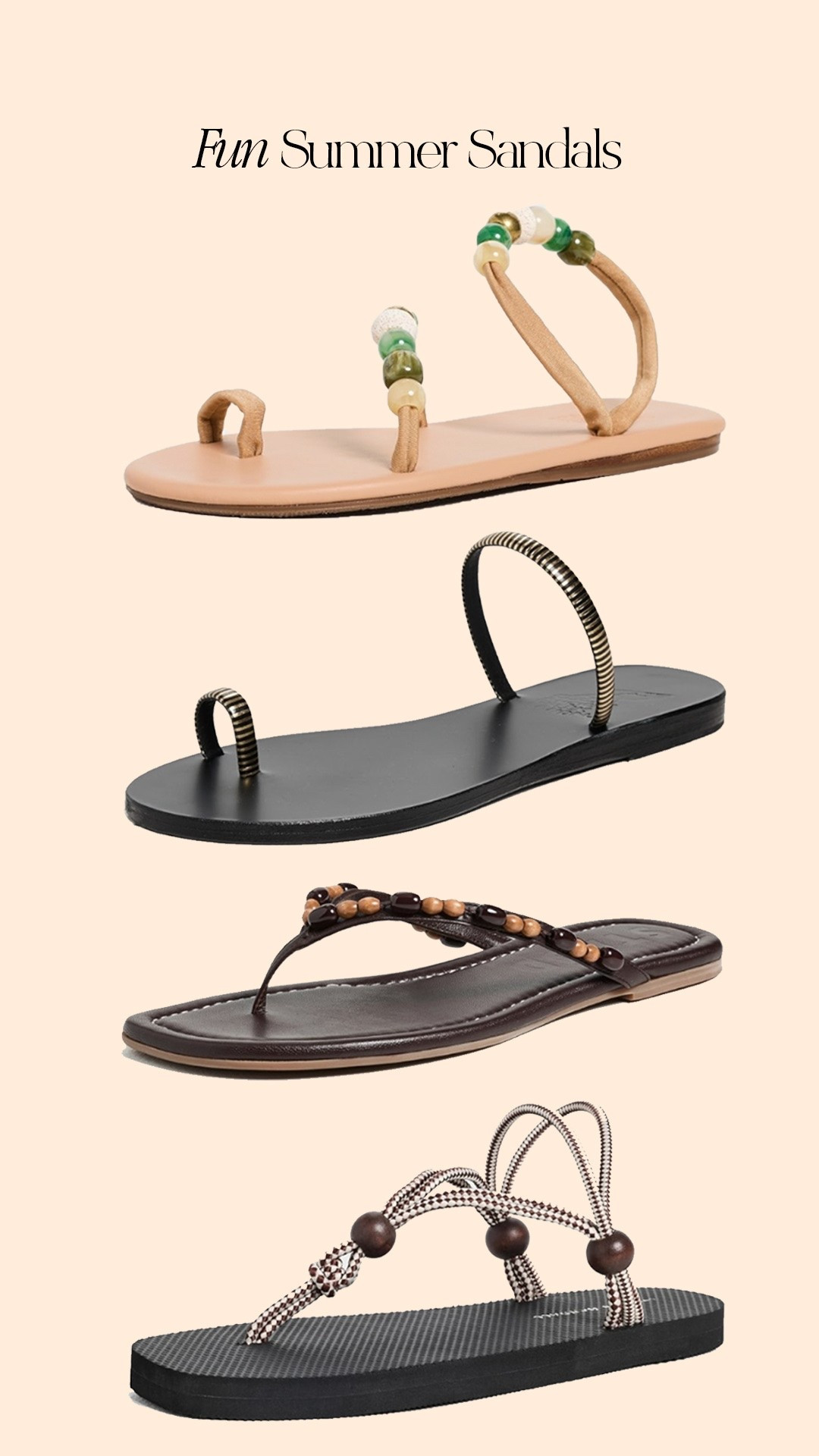 Fun summer sandals 🛒