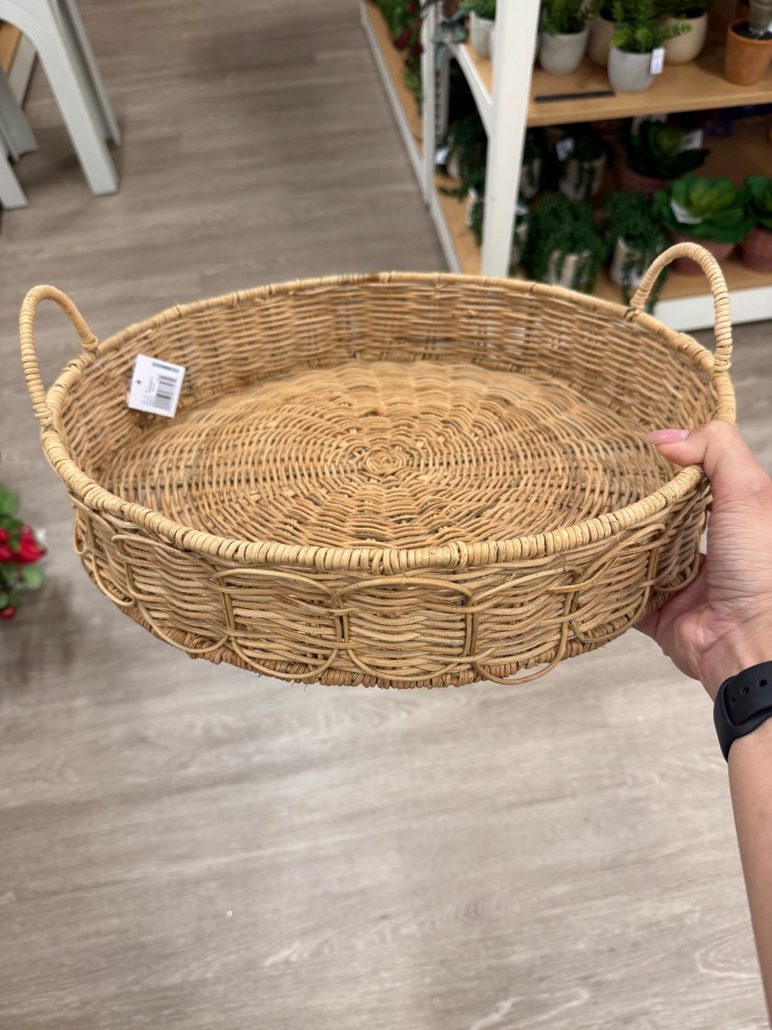 Love this round wicker tray for any decoration 

#LTKHome