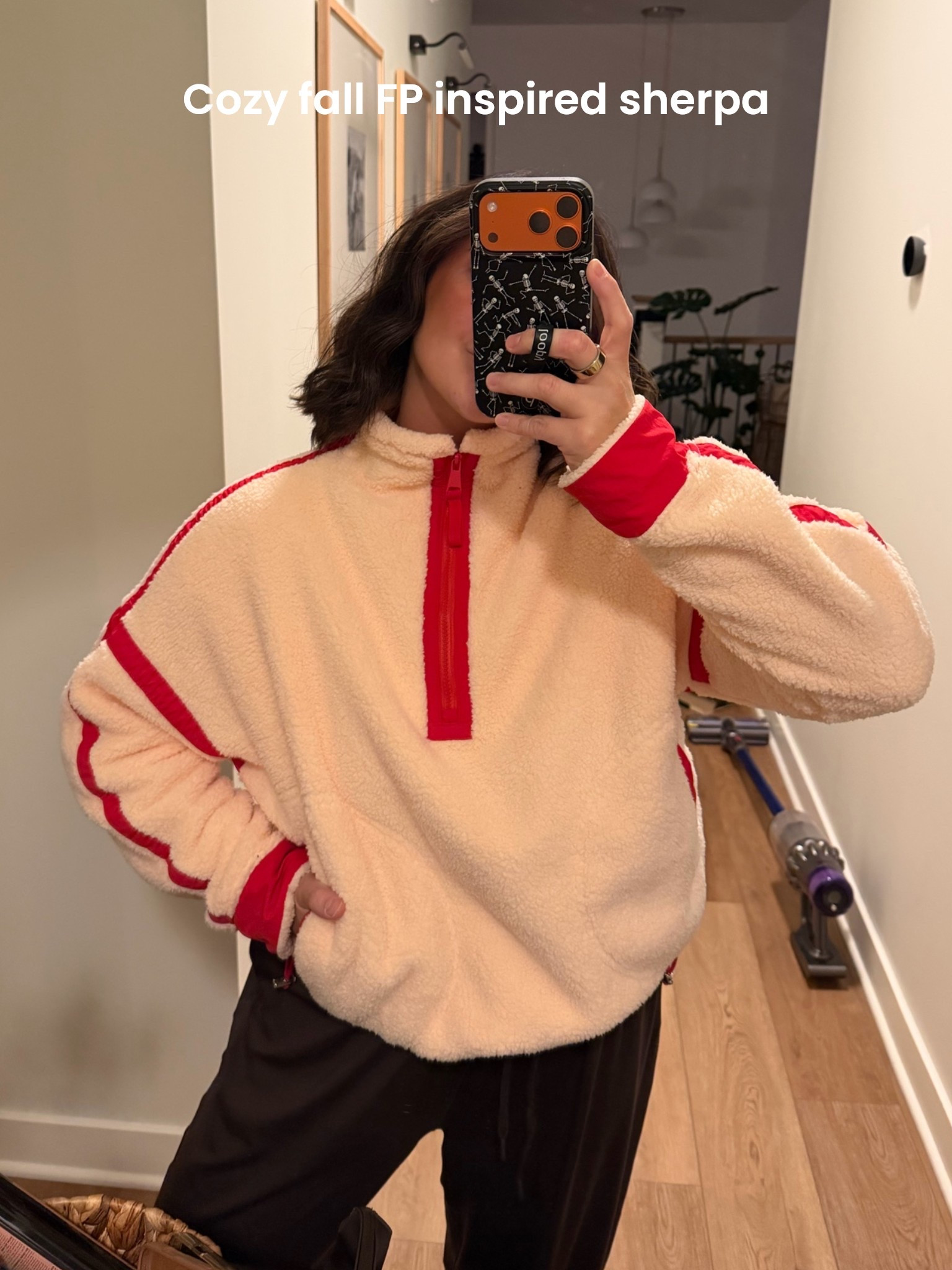 The quality on this is practically identical to the FP version I’m shocked 👀 
Size L, size up for oversized fit!

#LTKSeasonal #LTKMidsize #LTKootd