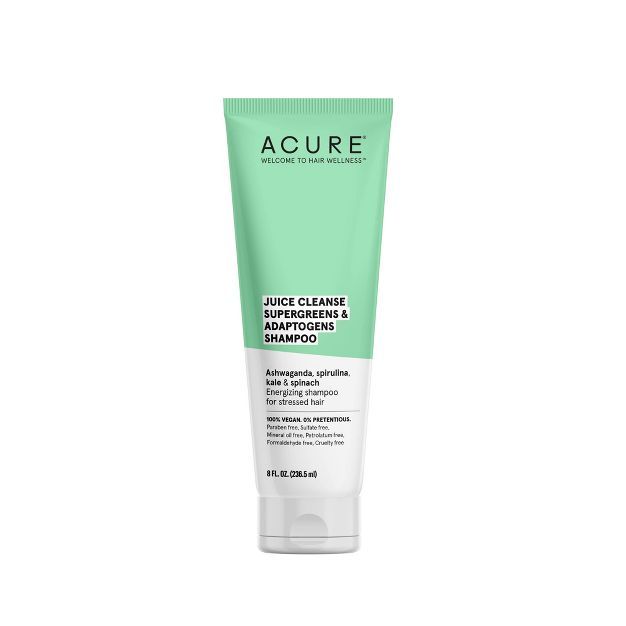 Acure Juice Cleanse Supergreens & Adaptogens Shampoo - 8 fl oz | Target