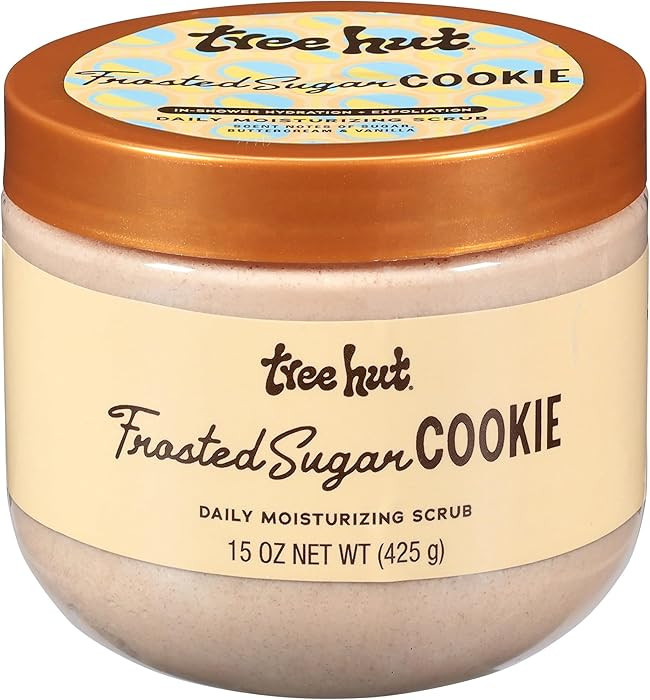 Tree Hut Frosted Sugar Cookie Daily Moisturizing Scrub, Whipped Foamy Exfoliating Body Scrub, Hyd... | Amazon (US)