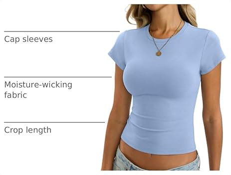 EasyGala Womens Cotton Crop Baby Tee Basic Crew Neck T Shirts Fitted Going Out Tops Summer Cute G... | Amazon (US)