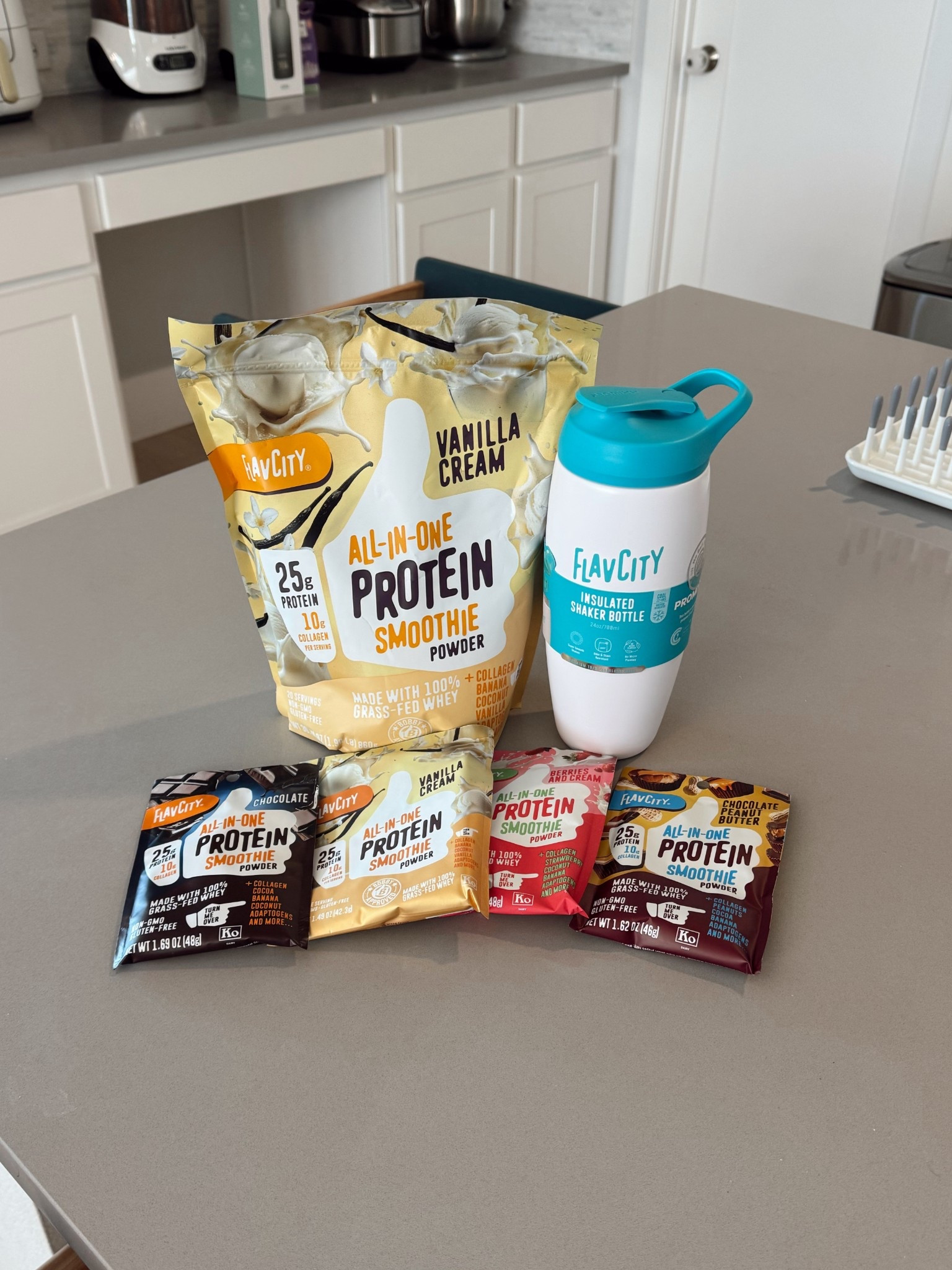 Just got in a Flav City bundle and I’ve been so excited to try this! It’s made with REAL ingredients, plant based protein and doesn’t have that chalky or metallic task most other protein powders have!

#LTKselfcare #LTKmomlife #LTKfitnessgoals