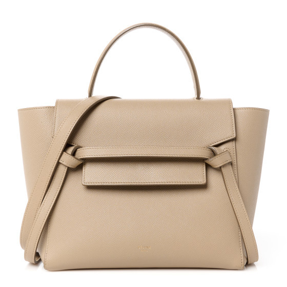 Baby Grained Calfskin Micro Belt Bag Light Taupe | FASHIONPHILE (US)