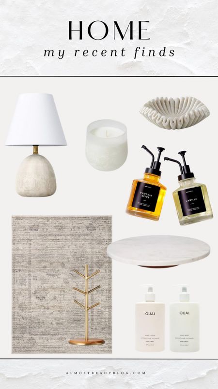 My recent home finds and faves, table lamp, home decor, rug, kitchen essentials, bathroom essentials 

#LTKhome #LTKfindsunder100 #LTKfindsunder50