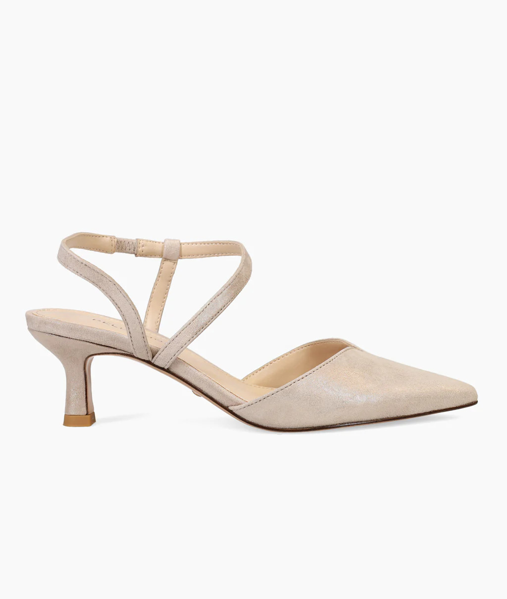 Kearn Low Heel - Shimmer Taupe | Pelle Moda