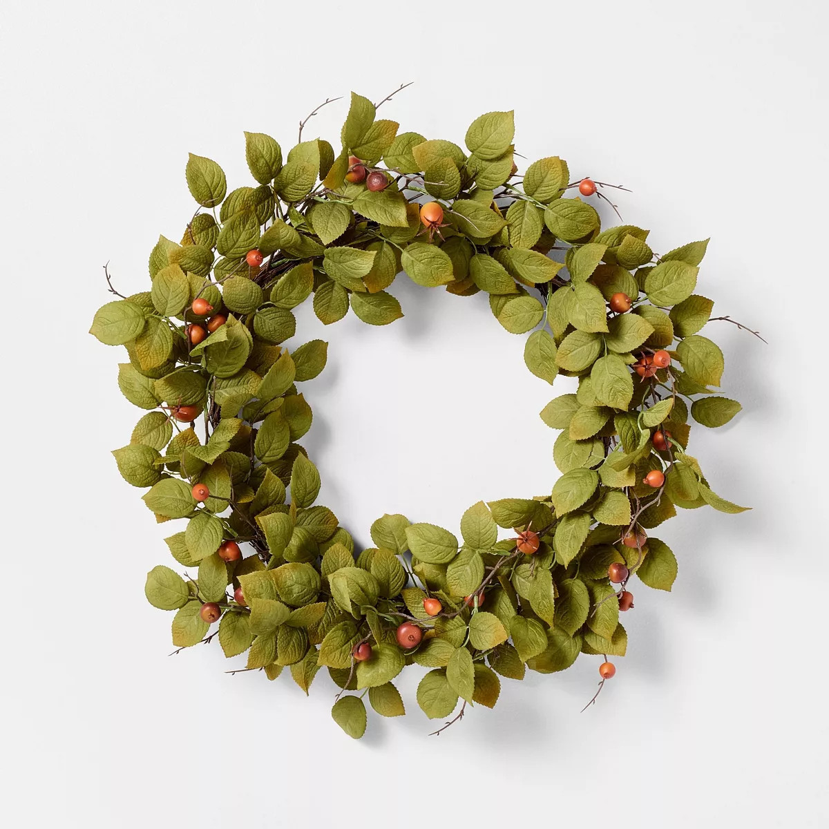 26" Wild Berry Artificial Wreath - Threshold™ designed with Studio McGee | Target