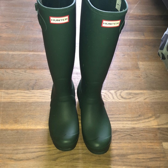 Hunter green, tall Hunter Boots | Poshmark