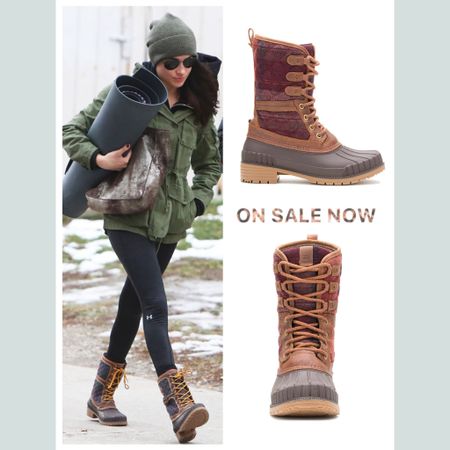 Meghan Markle Kamik sienna boots on sale all sizes at famous footwear code funday20 