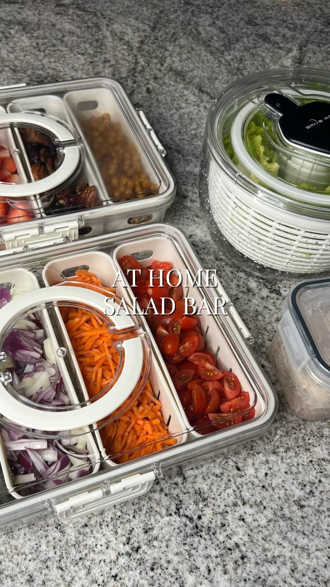 At home salad bar, diy salad bar, meal prep, salad prep

#LTKActive #LTKHome #LTKFitness