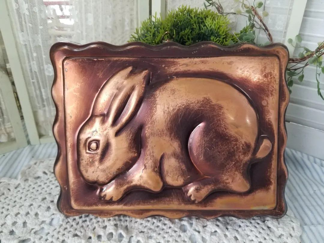 Vintage Frenchcountry Inspired Bunny Copper Mold. Add a Hint of Rustic French Country to Your Far... | Etsy (US)