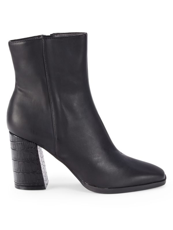 Fianna Square-Toe Booties | Saks Fifth Avenue OFF 5TH
