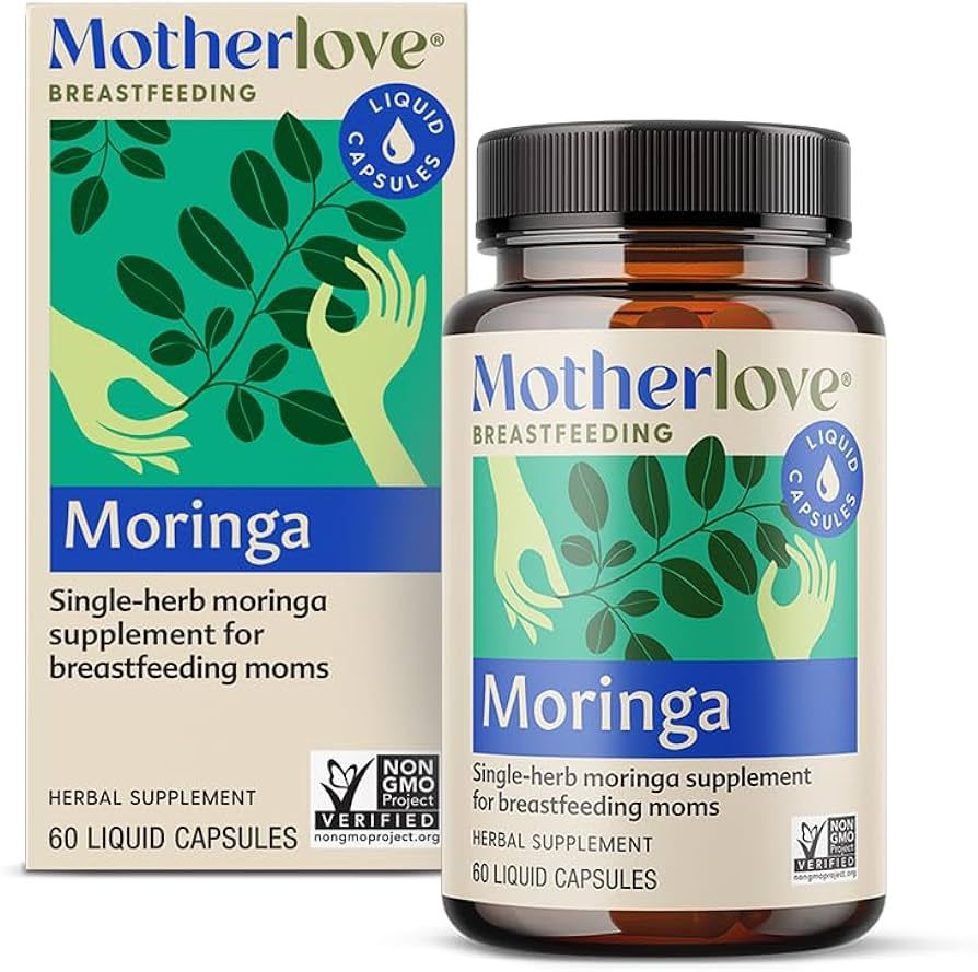 Motherlove Moringa (60 Liquid caps) Lactation Supplement to Support Breast Milk Supply—Non-GMO,... | Amazon (US)