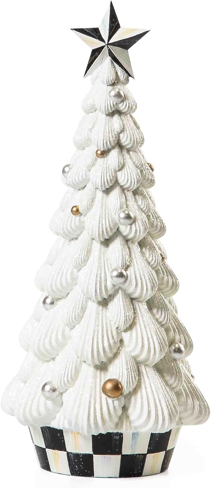 MACKENZIE-CHILDS Tabletop Christmas Tree, Decorative Tree for Christmas Decor, Small, Farmhouse I... | Amazon (US)
