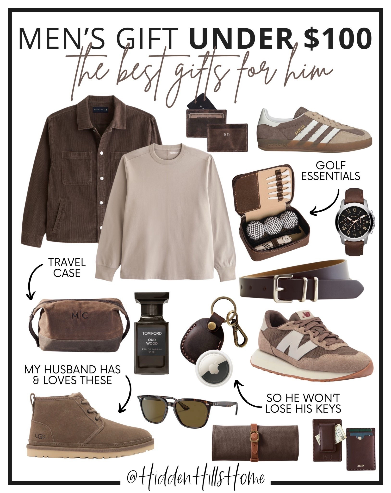 Men’s gift guide under $100! Affordable gift ideas for him, the best gifts for men, gifts for boyfriend, gifts for husband, holiday gift guide, Christmas gift ideas #giftsforhim #LTKCyberWeek


#LTKGiftGuide #LTKHoliday #LTKMens