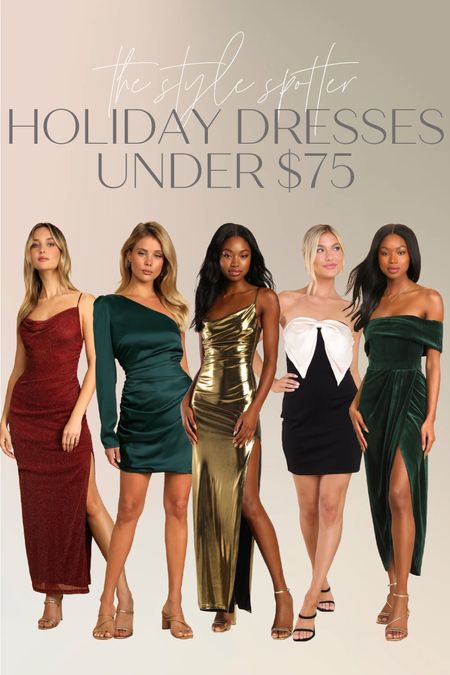 Holiday Party Dresses Under $75 🎄🎁🎉
Office Christmas parties, winter weddings, New Years events and more. I’ve gathered my favorite festive finds to keep you stylist this holiday season. Shop my favorite holiday party dresses 👇🏼 🎄 

#LTKGiftGuide #LTKunder100 #LTKSeasonal