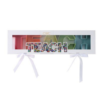 Cook With Color Fillable TEACH Word Food Storage Gift Box Multicolor | Target