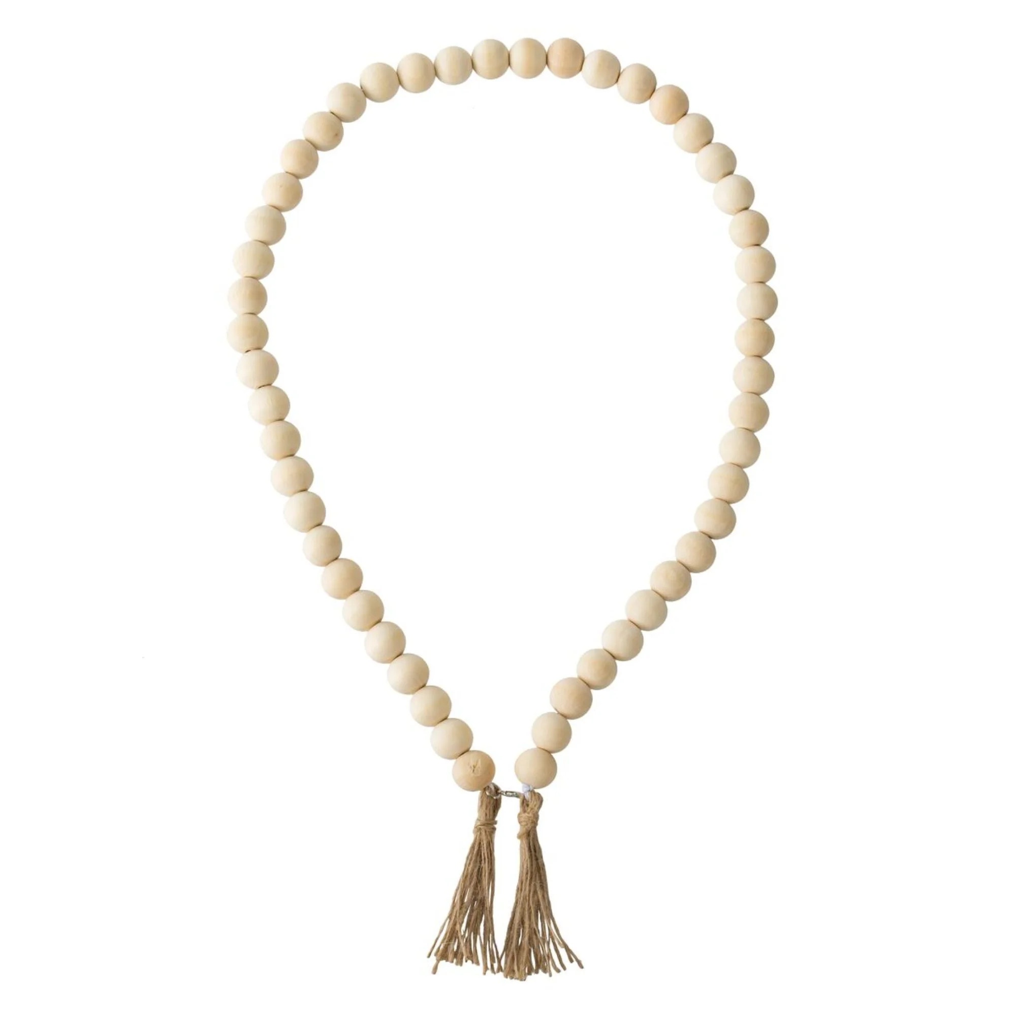 5' x 2" Pine Sphere Beads with Tassels Artificial Garland - Unlit | Walmart (US)