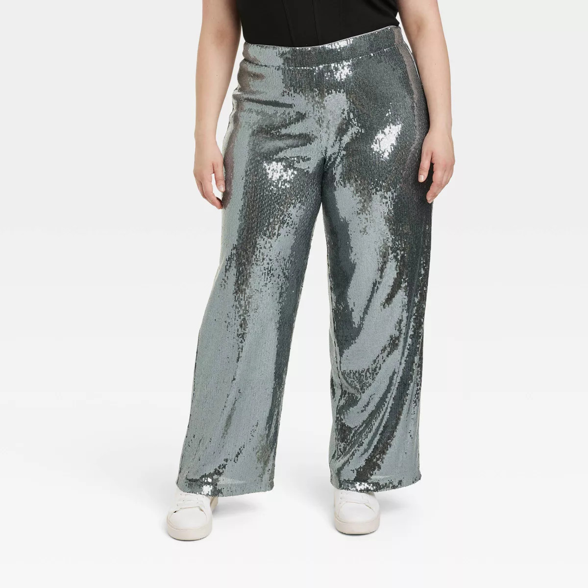 Women's Sequin Trouser Pants - A New Day™ | Target